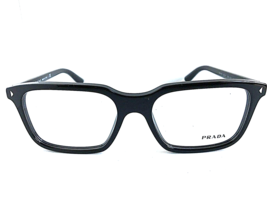 New PRADA VPR0R4 Black Rx 54mm Rectangular Eyeglasses Frame #6,7 - £151.51 GBP