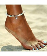Bohemian Anklet, Shell Ankle Bracelet, Starfish Anklet, Sexy Anklet Jewe... - £18.09 GBP