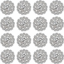 Rhinestone Embellishments 19 Mm Flatback Flower Crystal Button Accessory... - £24.23 GBP