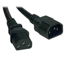 Tripp Lite Heavy-Duty Power Extension Cord 15A, 14AWG (IEC-320-C14 to IE... - $22.99