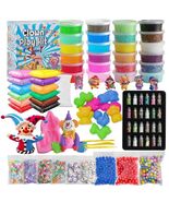 149 Pcs Clown Jumbo Slime Making Kit Clear Crystal DIY Toy for Kids Gift - $324.74 MXN