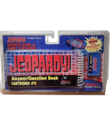 Jeopardy Tiger Electronic Handheld Game Cartridge W/ Book Vintage 1995 NOS - $15.02 CAD