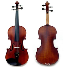 Professional Hand-made 4/4 Size Acoustic Violin Two Piece Back Strad Style - £295.75 GBP