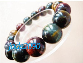 Free shupping - good luck Natural Three color tiger eye stone / Colorful tiger e - £20.44 GBP
