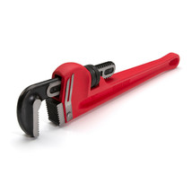 Steelman 18-Inch Heavy-Duty Cast Iron Straight Handle Pipe Wrench 60881 - £41.65 GBP