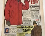 Haband big red winter coat vintage print ad pa5 - £5.43 GBP