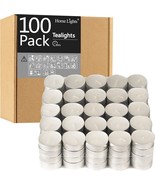 Tealight Candles - 4 Hours - Giant 100,200,300 Bulk Packs - White, 100 Pack - $44.99