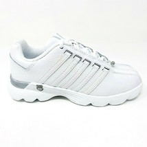 K-Swiss Beland White Platinum Child Kids Casual Sneakers 5574147 - £23.88 GBP