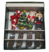 Boston Warehouse Vintage 1993 Christmas Holiday Spreaders  Set of 4 New ... - $14.84