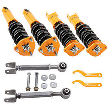 Adjustable Coilover Suspension + Camber Arms Kit For Infiniti G37 2008-1... - $611.01