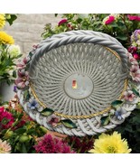 Vintage Oro Zecchino piece, in Italy  Large Woven Basket of Flower&#39;s  14... - $996.04 MXN
