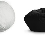Stretch Limo Black And Fog Lenox And Classic Beanbag Smartmax, Large Big... - $206.95