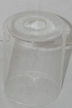 Unbranded Double Glass Cylindrical Glass Shade Frosted White Inside image 3