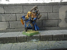 high elves white lions captain korhil warhammer fantasy metal painted - $37.08