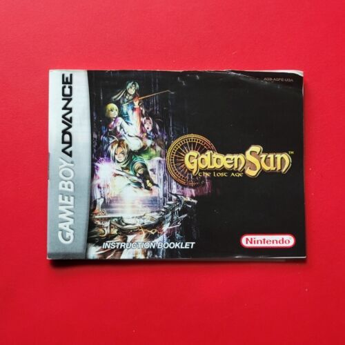 Primary image for Game Boy Advance Golden Sun: The Lost Age Manual Nintendo GBA No Game or Box