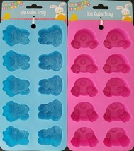 Easter Bunny Ice Cube Jellogel Trays Silicone, Select: Bunny Face Bunny Tail/Paw - £2.31 GBP+