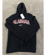 Nike Mens Alabama Crimson Tide Club Arch Pullover Fleece Black Hoodie Si... - €34,01 EUR
