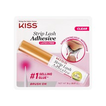 KISS Strip Lash Adhesive, Lash Glue, 24hr Strip Eyelash Adhesive, Clear,  - $285.32 MXN