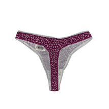 allbrand365 designer Womens Intimate Pretty Cotton Thong,Tossed Berries ... - $25.85