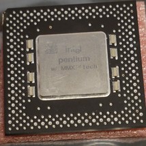 Intel Pentium MMX 200MHz Socket 7 CPU BP80503200 Tested &amp; Working 02 - £18.36 GBP