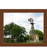 Texas Wooden Windmill - WM0038C - Fine Art Photography - $24.01 CAD