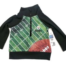 Pittsburgh Steelers Infant Boys Football On Field Long Sleeve 1/4 Zip Shirt 12M - £10.11 GBP