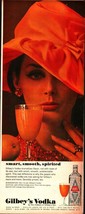 1964 Gilbey&#39;s vodka sexy women smart smooth spirited Vintage Print Ad c2 - £19.20 GBP