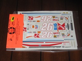 Slixx NASCAR 1505 26 Kmart Big K Route 66 Spencer Ford Waterslide Decals 1/24 - £9.42 GBP