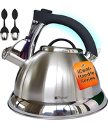 Tea Kettle Handle Surgical Stainless Steel For Stovetop 3 Quart NEW - £52.39 GBP