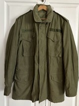 1967 Vietnam War Era OG-107 M-65 Field Jacket Small-Long US Army Rigdon - $89.95