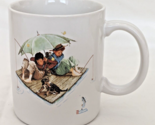 Norman Rockwell Fisherman&#39;s Paradise Coffee Cup Mug 1987 - £11.00 GBP