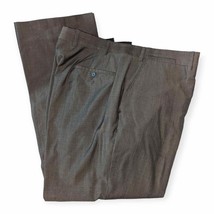 Zignone Mens Wool Dress Pants Linea Naturale Luxe Super 120&#39;s Size 38x30 Italian - £33.64 GBP