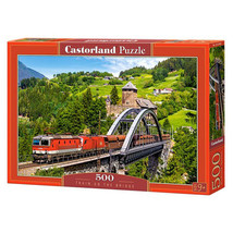 Castorland Classic Puzzle 500pcs - Bridge Train - £35.32 GBP