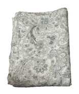 Ralph Lauren Gray Blue Cotton Shower Curtain 68x76 Cotton Paisley Design... - €25,92 EUR