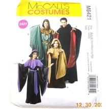 McCalls Sewing Pattern Costumes Halloween M6421 Adult Child Size S  M  L... - $7.91