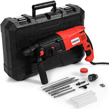 1/2&quot; Electric Rotary Hammer Drill 3 Mode Sds-Plus Chisel Kit 1100W W/Bit - £72.04 GBP