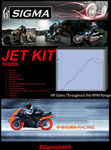 2003 Kawasaki KLX 400 KLX400 Keikin FCR Slant Carb Carburetor Stage 1-3 Jet Kit - $44.95