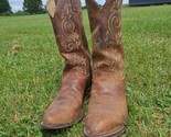 Men&#39;s Justin Cowboy Boots #2253 Buck Bay Apache Western Sz 9 EEE - £41.99 GBP