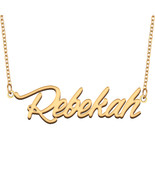 Rebekah Name Necklace for Best Friend Family Member Birthday Christmas Gift - €13,63 EUR