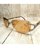 Brighton Tortoise Silver Rimless Sunglasses Xanadu 55-15-135 Handmade Ho... - $67.63 CAD