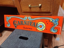 Rare Original Carnival Arcade Video Game Marquee Header SEGA - £58.14 GBP