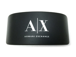 Armani Exchange Sunglasses Case Designer Eyewear Black - Authentic Hardcase - £8.72 GBP