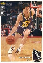 M) 1994-95 Upper Deck Basketball Trading Card John Stockton #212 Utah Jazz - £1.57 GBP