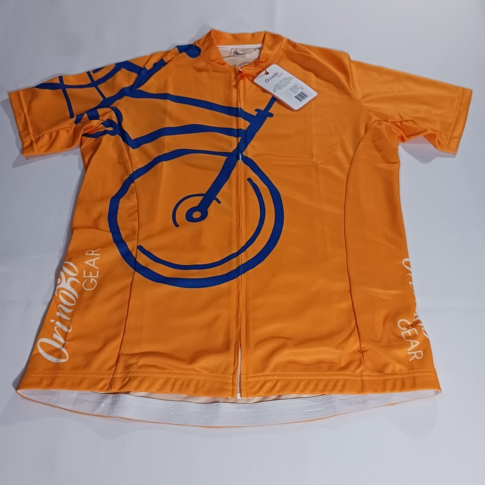 Vintage Orinoko Gear OWJ101 Cycling Jersey Size X-Large Yellow Full Zip NWT Item image 14