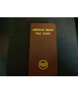 Original 1962 American Bridge Diary issued by US Steel - $27.30 CAD