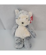 Small Sweet and Softer Wolf Stuffed Animal by Aurora Beanbag Husky Dog N... - £35.52 GBP