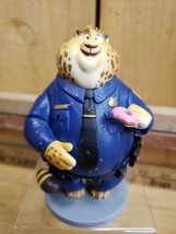 4&quot; CLAWHAUSER Disney ZOOTOPIA Cheetah Police TOY PVC FIGURE Cake Topper ... - $16.80