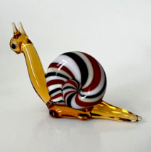 Limited Edition New Colors Murano Glass Handcrafted Unique Lovely Snail ... - £30.01 GBP