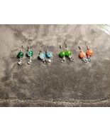 Cracked Glass and Teardrop Earrings - $16.00