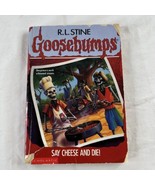 Vintage Goosebumps Say Cheese and Die #4 R.L. Stine 1992 First Scholasti... - $47.03